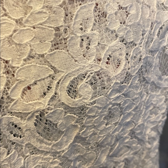 Torrid Gray Hoodie with White Lace Sleeves - Picture 3 of 8